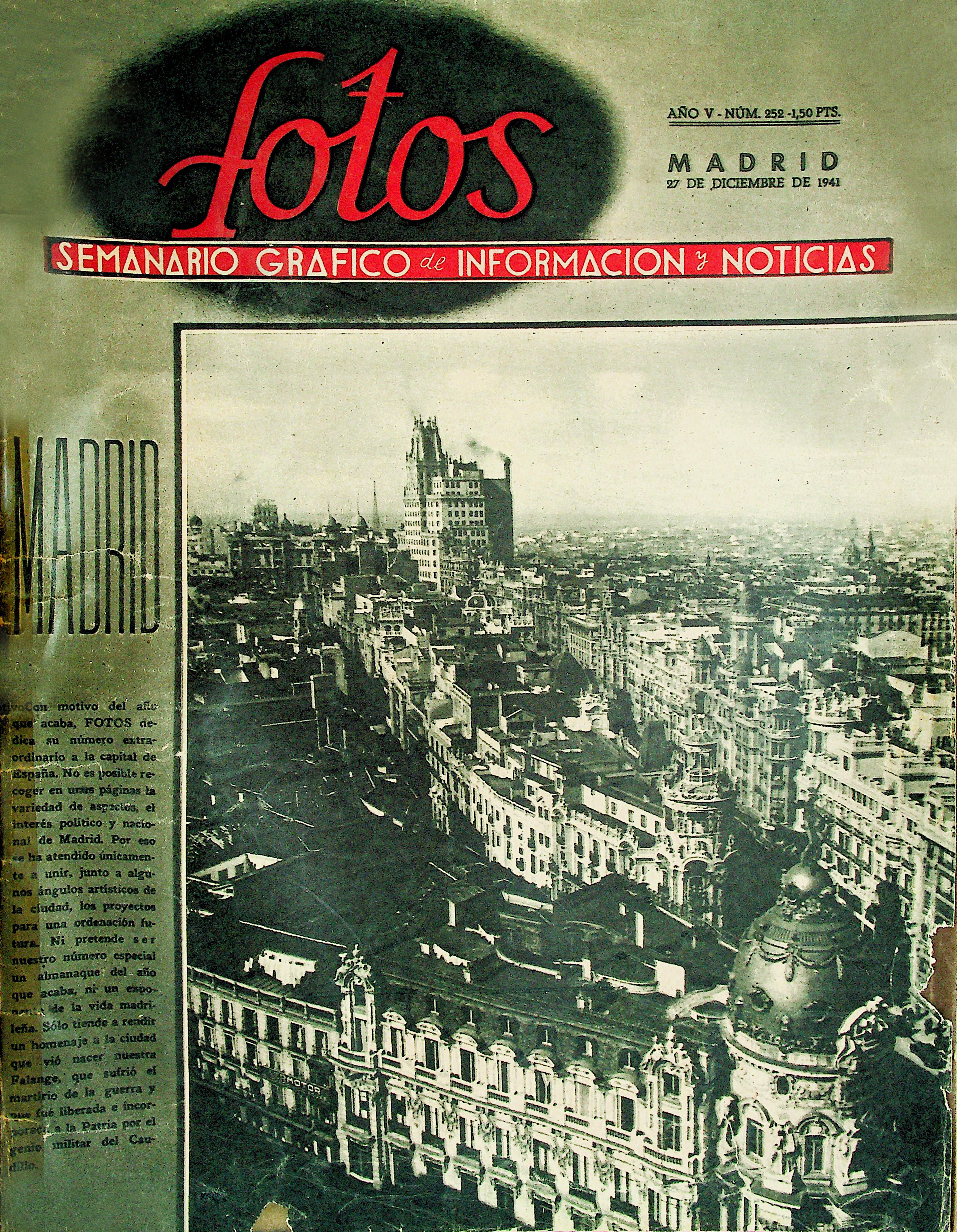 Una calle de Madrid en 1941, la España cotidiana de aquellos años